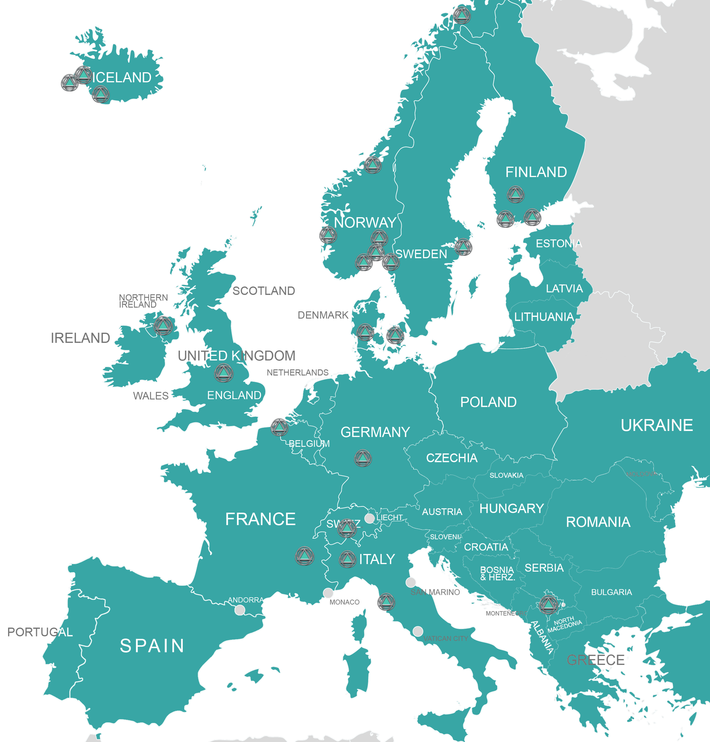 Service Network Map